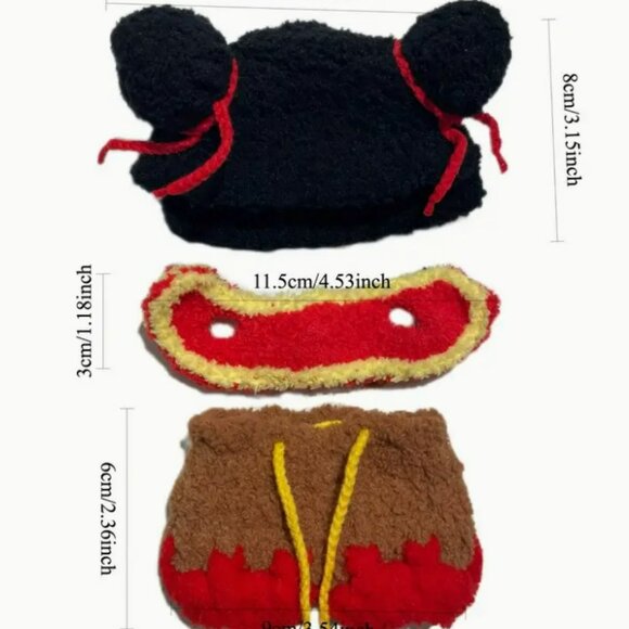 Labubu Matador costume 3 pc set No Doll - Picture 12 of 16